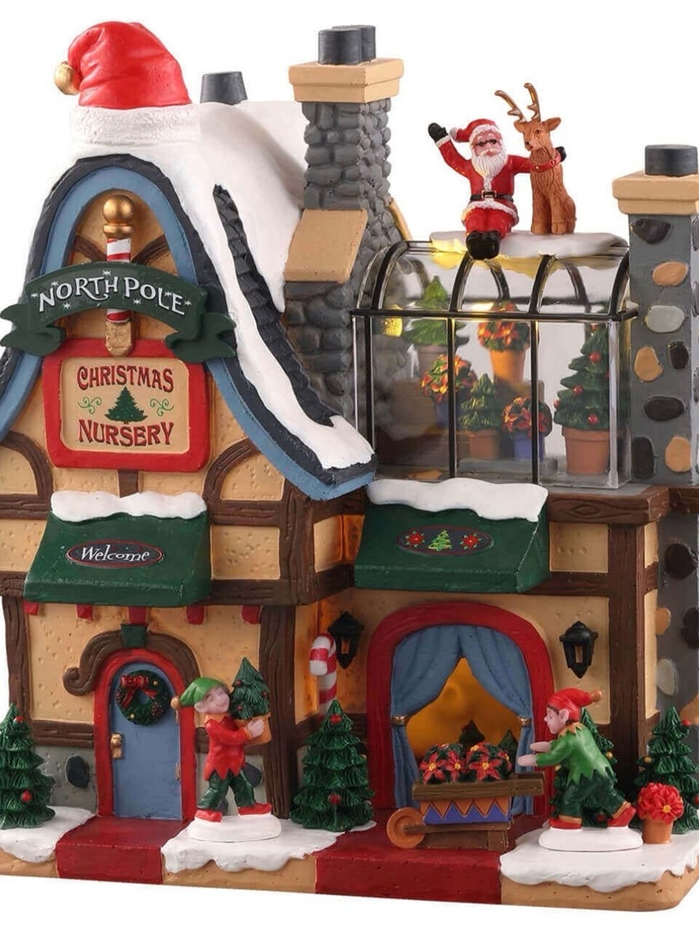 The Lemax Santa's Wonderland Collection North Pole Nursery
